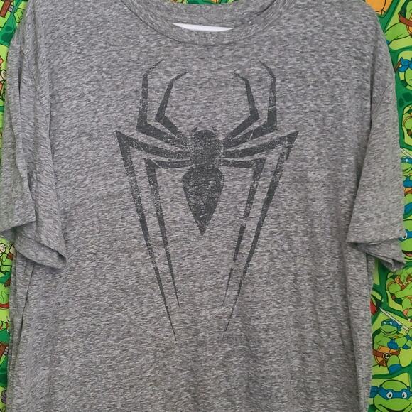 Marvel Ultimate Spiderman Logo Men’s Light gray T-Shirt Size XL  XXXL - Picture 2 of 5